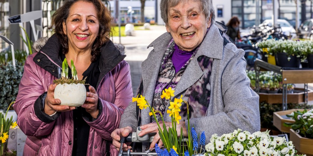 Samen bloemen kopen